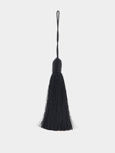 Glorinha Paranaguá Black Tassel Pendant