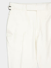 Tom Ford Ivory Mulberry Silk Pants