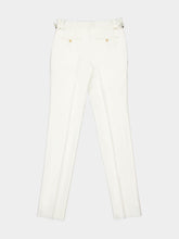 Tom Ford Ivory Mulberry Silk Pants