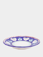 Popolo Chicken Blue Ceramic Dessert Plate