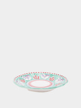 Popolo Chicken Green Ceramic Dessert Plate