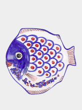 Popolo Blue Fish Hollow Platter