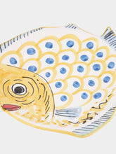 Popolo Yellow Fish Hollow Platter