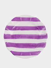 Popolo Striped Ceramic Dessert Plate