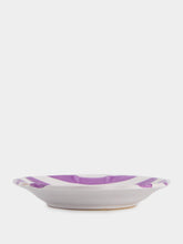 Popolo Striped Ceramic Dessert Plate
