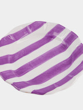 Popolo Striped Ceramic Dessert Plate