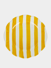 Popolo Ocher Stripe Dessert Plate