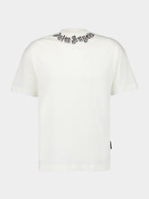 Palm Angels White Neck Logo T-Shirt