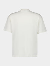 Palm Angels White Neck Logo T-Shirt