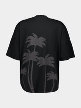 Palm Angels Vintage Black Oversized Palm T-Shirt