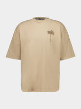 Beige Oversized Palm T-Shirt