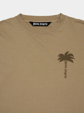 Palm Angels Beige Oversized Palm T-Shirt