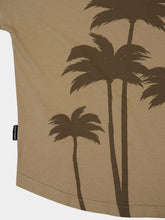 Palm Angels Beige Oversized Palm T-Shirt