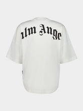 Palm Angels White Back Curved Logo T-Shirt