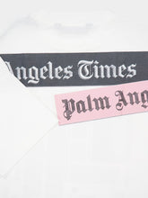 White PA x LA Times Oversized News T-Shirt | PDP - Fashion Clinic