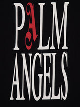 Palm Angels Black Flames Flag T-Shirt