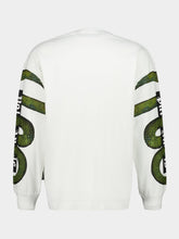 Palm Angels White Snake Box Logo Long-Sleeve T-Shirt