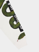 Palm Angels White Snake Box Logo Long-Sleeve T-Shirt