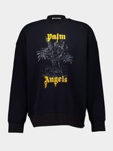 Palm Angels Black Palms Pencil Sweatshirt