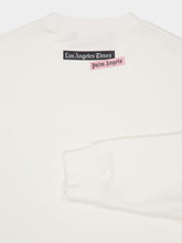 Palm Angels White PA x LA Times Quote Sweatshirt