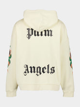 Palm Angels Ivory Pin-Up Hoodie