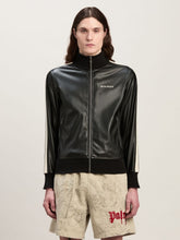 Palm Angels Leather-Effect Track Jacket