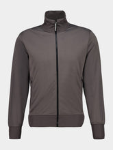 Palm Angels Dark Grey Track Jacket with Back Curved Logo