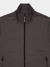 Palm Angels Dark Grey Track Jacket with Back Curved Logo