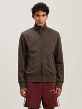 Palm Angels Brown Curved Logo Track Jacket