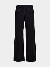 Palm Angels Black Travel Classic Logo Cord Pants