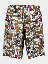 Palm Angels Hula Cargo Graphic-Print Shorts