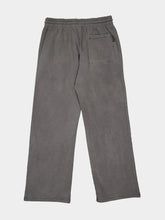 Palm Angels Dark Grey Cotton Logo Waist Sweatpants