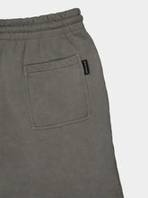 Palm Angels Dark Grey Cotton Logo Waist Sweatshorts