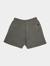 Palm Angels Dark Grey Cotton Logo Waist Sweatshorts