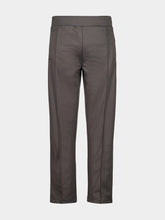 Palm Angels Dark Grey Track Pants with Back Curved Logo