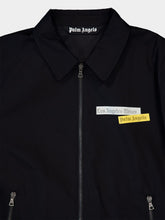 Palm Angels Black Cotton Pa x La Times News Jacket