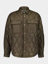 Palm Angels Military Green Overshirt