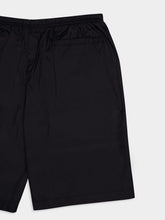 Palm Angels Black Curved Logo Swim Shorts