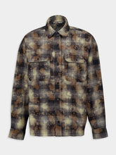Palm Angels Curved Logo Check Shirt
