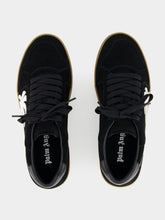 Palm Angels Black and White New Palm 1 Suede Sneakers