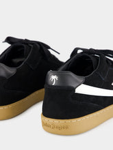 Palm Angels Black and White New Palm 1 Suede Sneakers