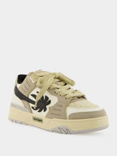 Palm Angels White and Medium Grey Venice Sneakers