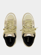 Palm Angels White and Medium Grey Venice Sneakers