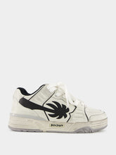 Palm Angels White and Black Venice Worn-Out Sneakers