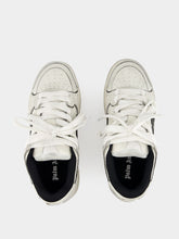 Palm Angels White and Black Venice Worn-Out Sneakers