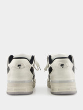 Palm Angels White and Black Venice Worn-Out Sneakers