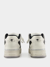 Palm Angels White and Black Venice Worn-Out Sneakers