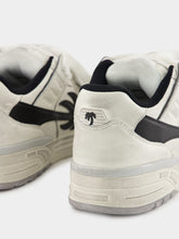 Palm Angels White and Black Venice Worn-Out Sneakers