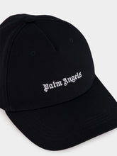 Palm Angels Black Classic Logo Twill Cap