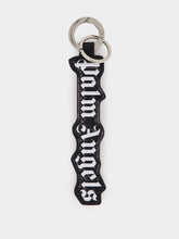 Palm Angels Black Classic Logo Keychain